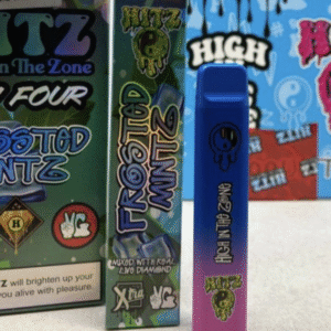 Hitz Disposable Frosted Mintz-Gen 4| Mixed With Roal Live Diamond