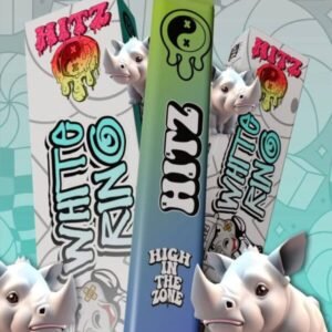 Hitz Disposable White Rhino-Gen 4| Mixed With Roal Live Diamond